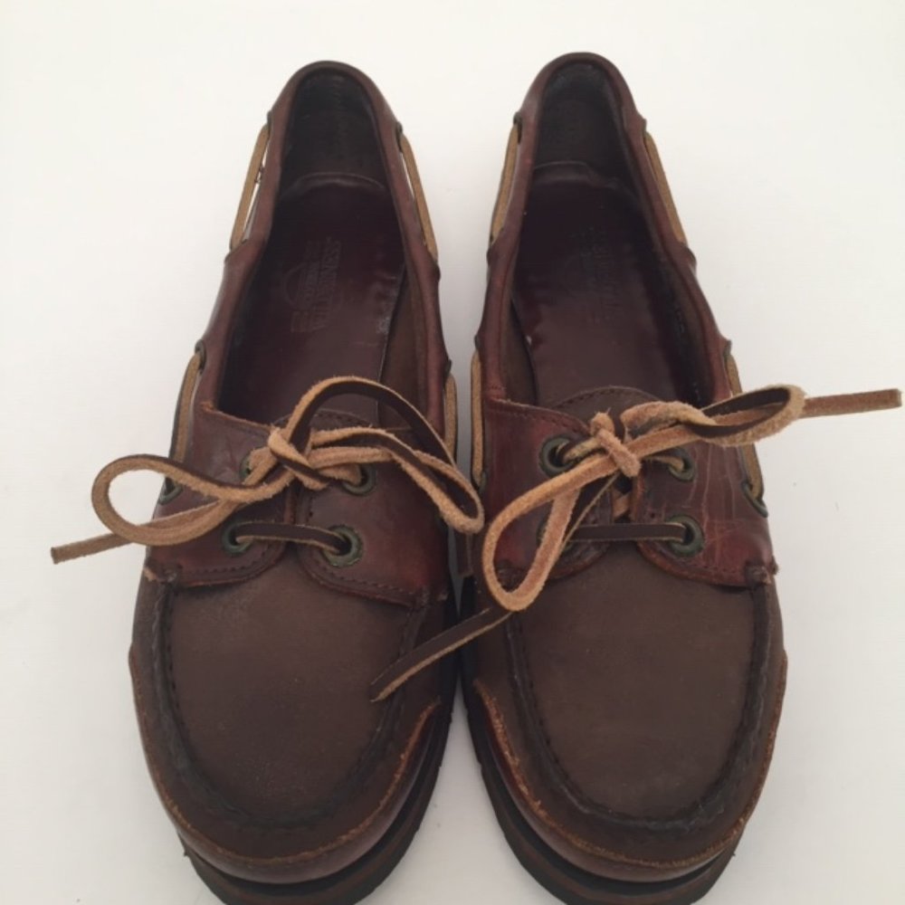 Vintage Wolverine Wilderness Heavy Duty Leather Loafers - Picture 2 of 7